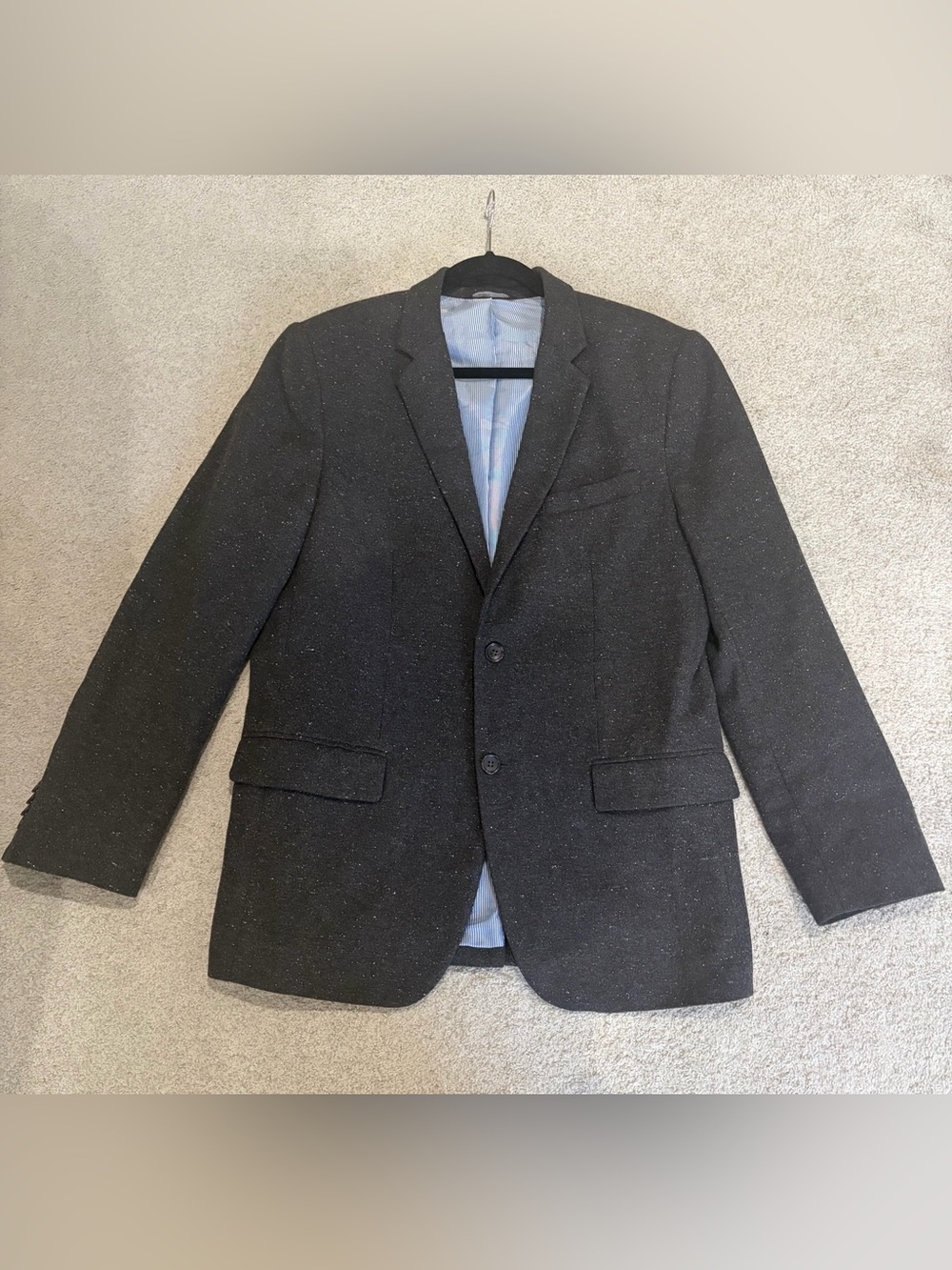 Banana Republic Wool Blend Blazer, Men’s 42R 2-Button Brown-Black Speckle Jacket